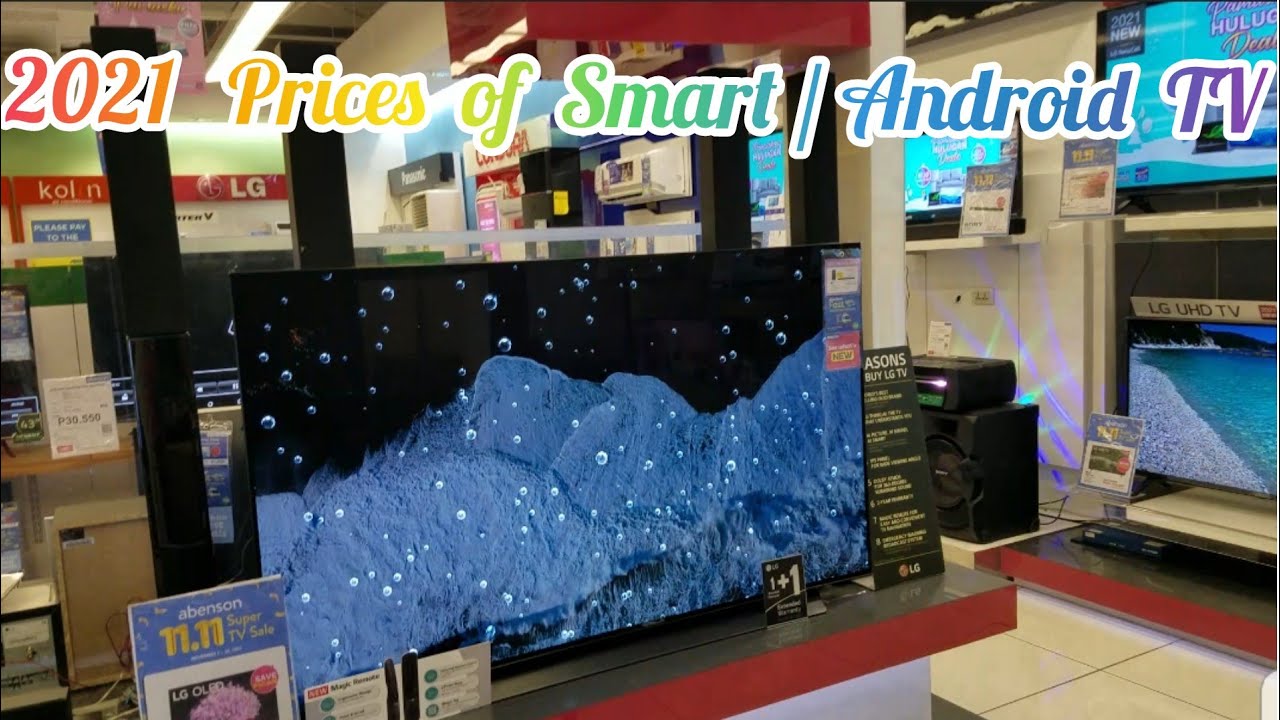 PRESYO NG SMART TV AT ANDROID TV SA PILIPINAS // ABENSON YouTube
