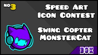 [Speed Art] Icon Contest MonsterCat Swing Copter #3 |By FAM