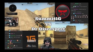 Summit1G vs DrDisrespect - 1vs1 CS:GO Game Play