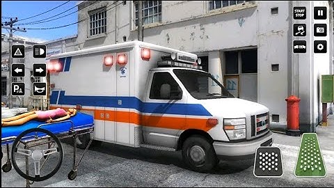 Ambulance Robot Car Transform - Emergency Robot City Rescue Simulator - Android ios Gameplay