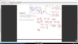 Add Math Chapter 1 find original function given a Composite function