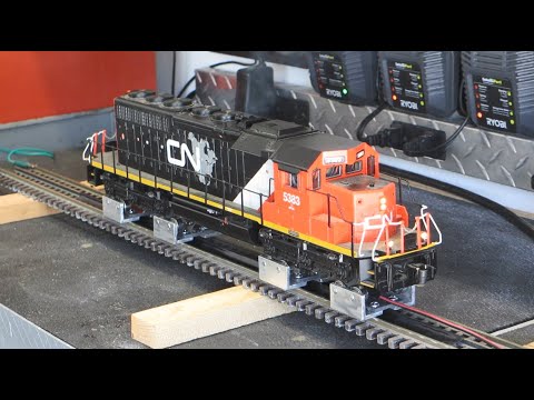How to build a simple set O scale Locomotive Roller Stands