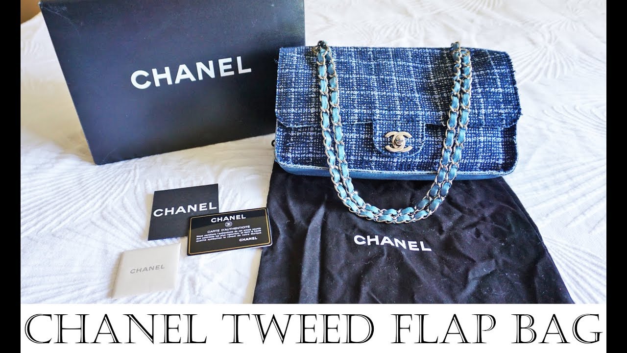 Chanel 19 Houndstooth Ribbon Tweed Maxi Flap Bag Nwt Rare Collectors Piece   eBay