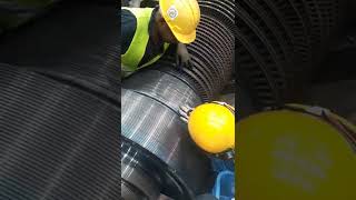 labyrinth Ring replacement on Steam Turbine Rotor Guide
