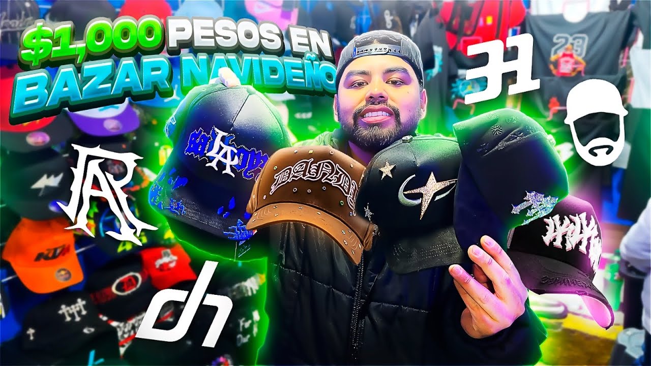 Con $1,000 pesos en el bazar navideño cuantas DANDY HATS LOGRE comprar 
