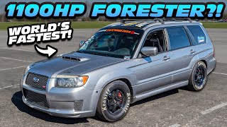 1100HP Subaru Forester?! The CRAZIEST Forester on the PLANET! (NEW RECORD)