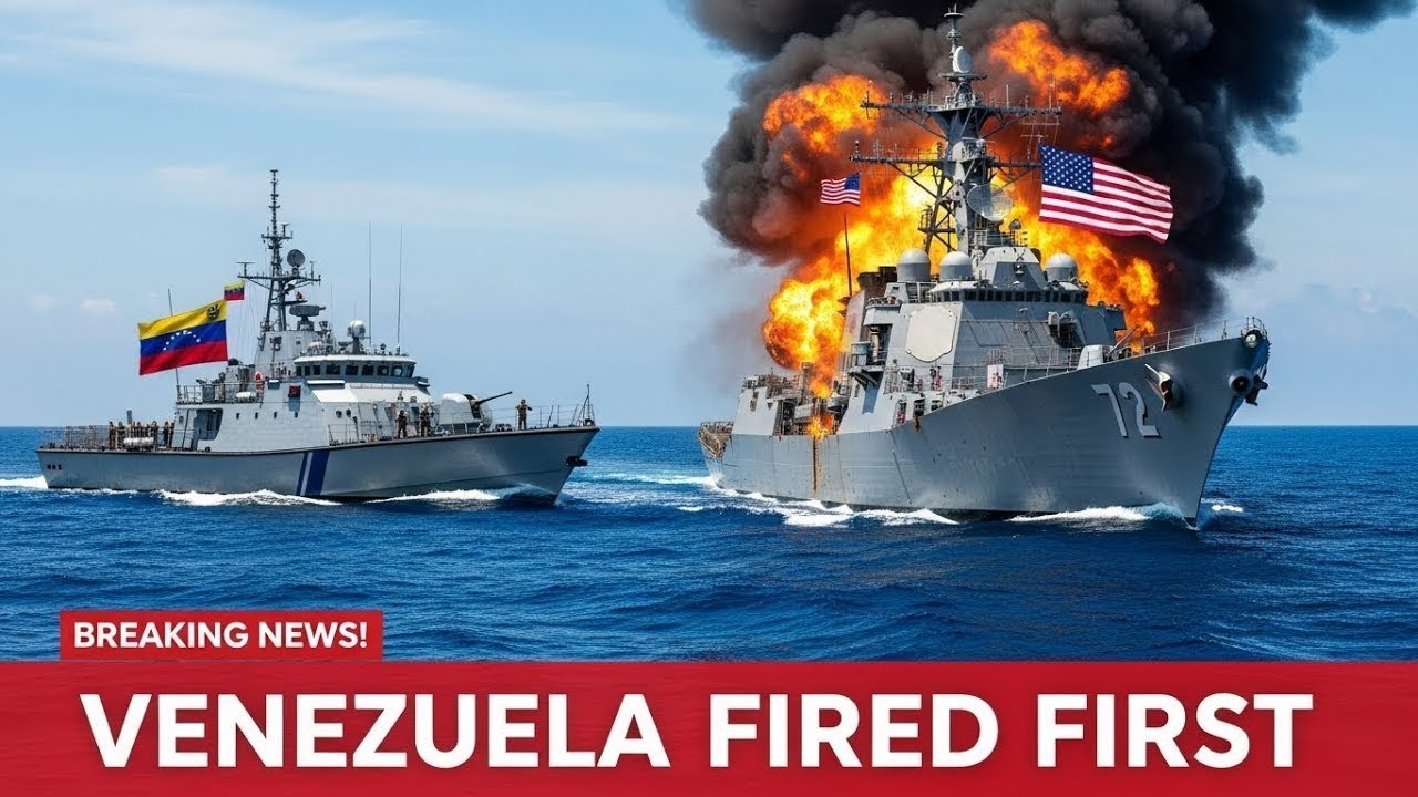 US Navy Destroyer vs Venezuelan Warship — What REALLY Happened at Sea