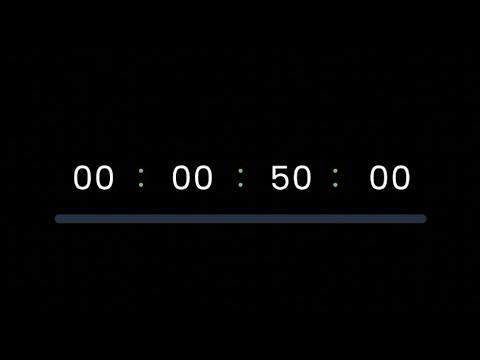 50 SECONDS - TIMER & ALARM - COUNTDOWN - YouTube