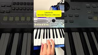 Desde Cero - Todos los Acordes #leccionesdepiano #cursodepiano #aprenderpiano