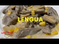 HOW TO COOK CREAMY LENGUA PORK TONGUE LUTONG BAHAY EASY KAPAMPANGAN RECIPE PANLASANG PINOY
