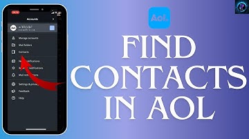 How to Find Contacts in AOL Mail 2024? | Simplify Communication