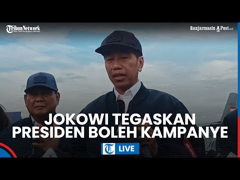 🔴 Jokowi Tegaskan Presiden Boleh Kampanye dan Memihak hingga Maksud Pose Dua Jari Saat Kunjungan