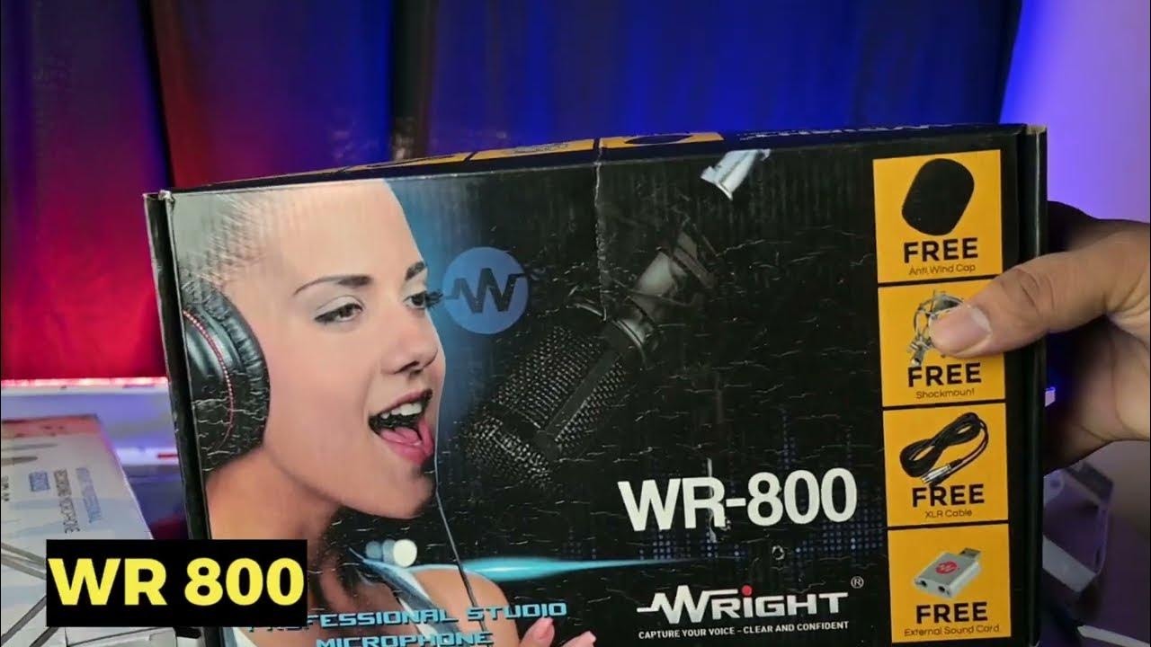 Wright WR 800 Condenser Mic Unboxing & Reviews How To Setup Wright
