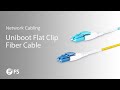 Uniboot Flat Clip Fiber Cables | FS
