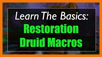 7.3.5 Restoration Druid Macros [WOW Legion] - Focus, Mouseover, Stopcasting, Modifier