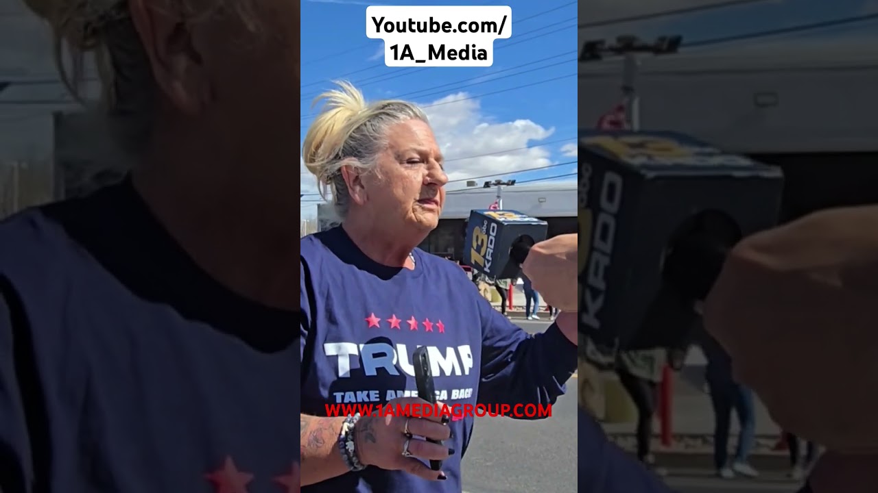 Trump supporters and collectivists face off outside Colorado Springs, CO Tesla dealership. 03/22/25