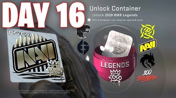 OPENING RMR CAPSULES EVERY DAY UNTIL I PULL A GOLD STICKER! DAY 16 (CS:GO Legends)