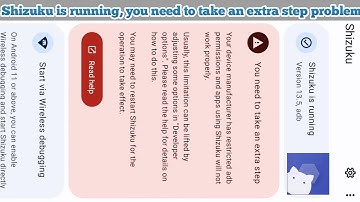 Shizuku Problem Fix 100% 😱 Shizuku is running, you need to take an extra step problem fix Android 14