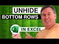 Excel - Revealing Hidden Columns at the Edge of Your Excel Spreadsheet - Episode 2437