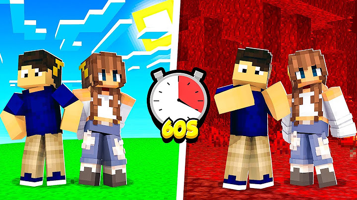 MINECRAFT PORÉM, a cada 1 MINUTO A DIMENSÃO MUDA!