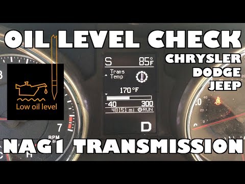 Chrysler Transmission Fluid Level Chart