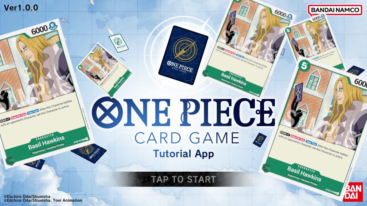 The Official One Piece Card Game Tutorial App Gameplay!!! - YouTube