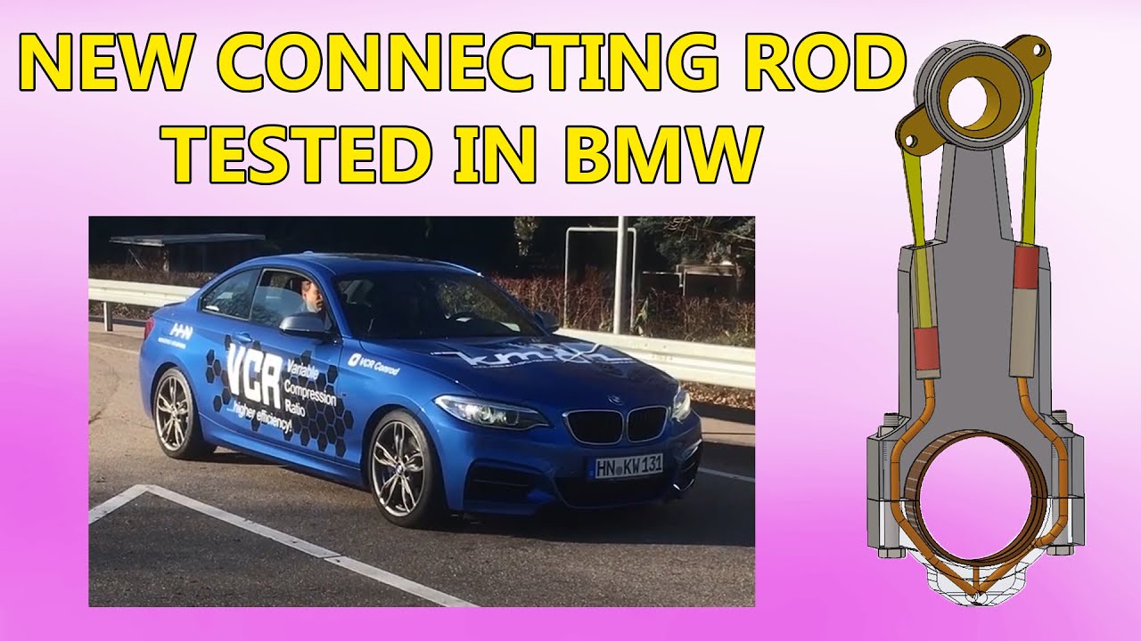 This BMW has variable Connecting Rods that can vary its length and Compression of the Engine 🤯 VCR