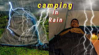 Camping in heavy rain camping in rain and thunderstorm rain camping kashmir @CampingBoy-ch3xv