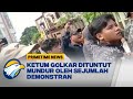 Rakernas Golkar Diwarnai Aksi Demonstrasi