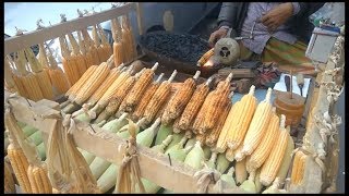 Kolkata style Roasting Corn|Sweet Corn Recipe|How to cook Corn fry easy method|Butta|Corn Fry