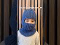 Balaclava for my baby🐥💙Beanie &amp;Balaclava #crochet #knitting #sorts #forkids#beginner#diy#handmade