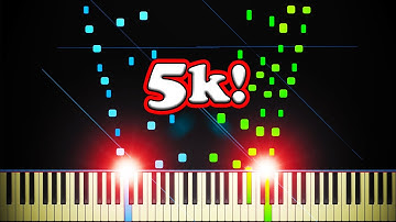 5,000 SUBSCRIBERS 5,000 NOTES (Playable Version) - Piano Tutorial