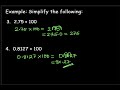 #23 Multiplication of Decimal Numbers by powers of 10