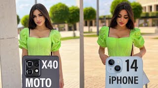 Moto X40 Vs iPhone 14 Camera Test Comparison