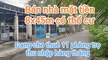 Tập 629💎🏘️Bán nhà mặt tiền có phòng trọ đang cho thuê, xã Trung An Mỹ Tho Tiền Giang