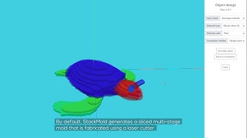 StackMold: Rapid Prototyping of Functional Multi-Material Objects with Selective Levels of ...