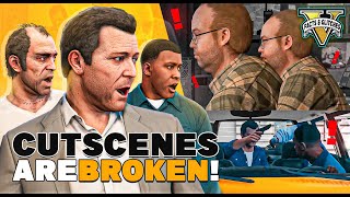GTA 5's Cutscenes Are BROKEN!  Let Me Ruin Them For You (Facts and Glitches)