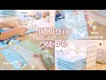 Studio Vlog ☁️✨ Packing Orders for my Etsy Shop, New packing materials, 30 min of relaxing packing!!