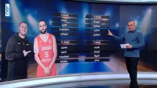 المنتخبات الموشريكة في كأس العالم لي كرة السلة يارب المنتخب لبنان بتوفيق