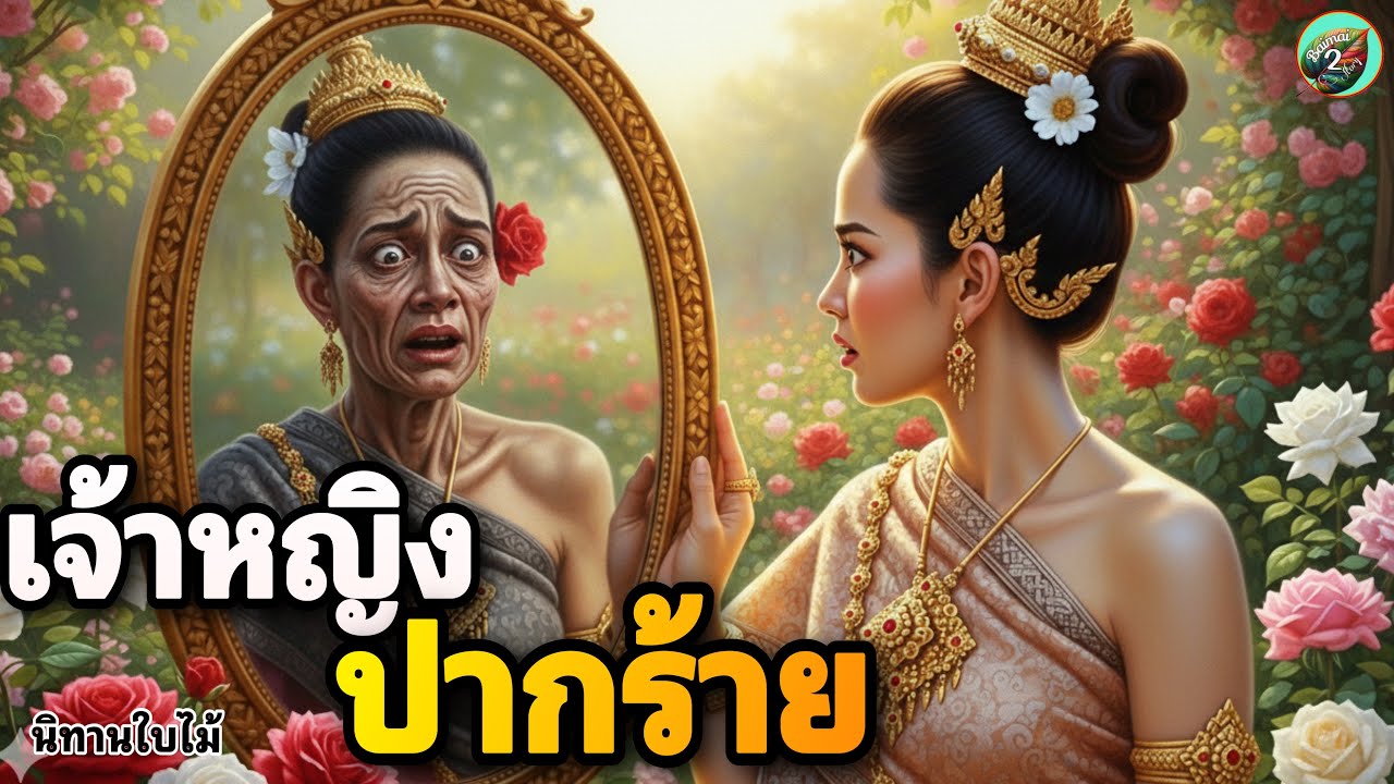 นิทาน | เจ้าหญิงปากร้าย | ปากร้ายจนได้เรื่อง!! #นิทานก่อนนอน  #นิทาน | นิทานใบไม้