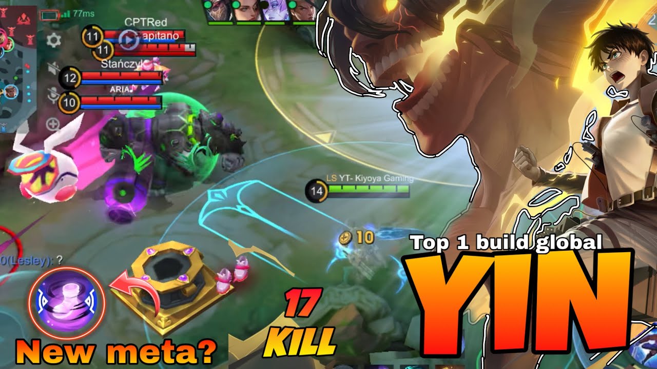 Romer Yin New Meta?? Yin God Mode Activated! Unstoppable 1v5 Gameplay | 17 kills | MLBB
