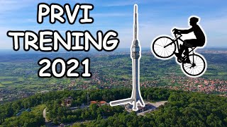 Novi Begrad - Avala i nazad, prvi bajs trening 2021