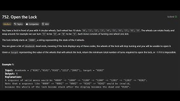 LeetCode 752: Open the Lock | Problem Explanation, Algorithm & Java Solution