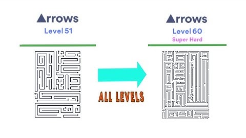 Arrows Puzzle Escape All Levels Walkthrough (Part 6) | No Commentary & No Music | Android Gameplay