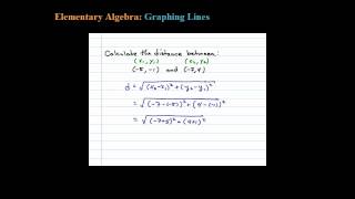 How to use the Distance Formula