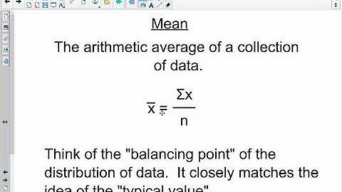 STA2023 - 3.1 Summaries for Symmetric Distributions