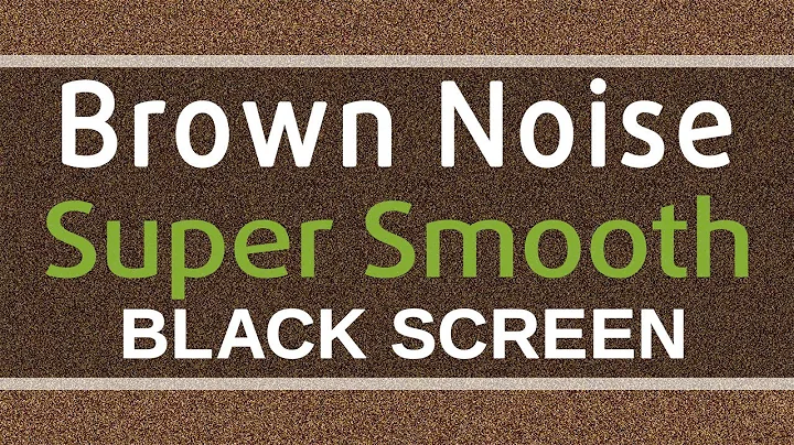 10 Hours Super Deep Brown Noise | Sleep, Study, Focus | NO ADS