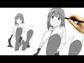 【画力の向上】夏休みに差をつけろ！かんたんクロッキー動画【ライブ配信切り抜き】