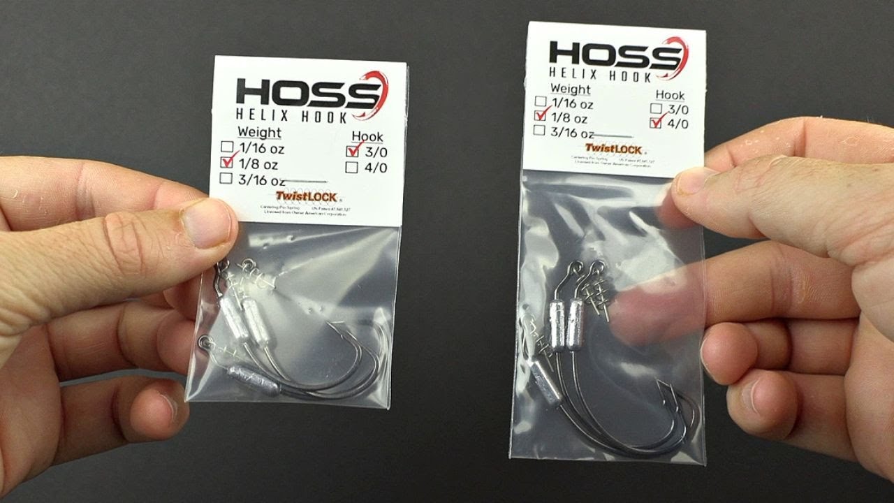 Introducing Our NEW Favorite Weedless Weighted Hook [Hoss Helix