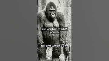 MEET Gigantopithecus The Biggest Ape EVER!